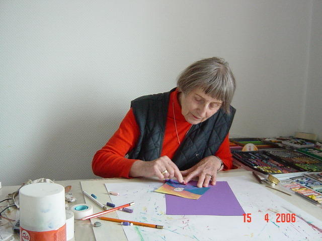 Bei der Arbeit in Essen 2006