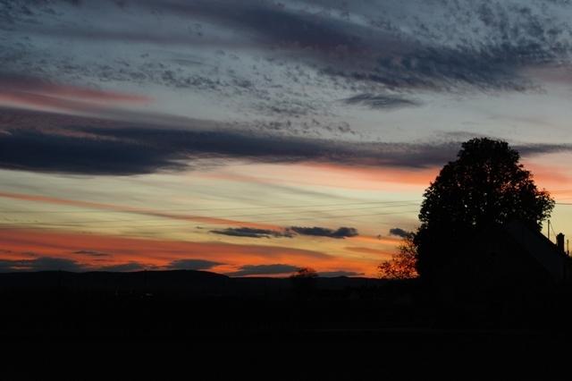 Abendrot im Tullnerfeld   04